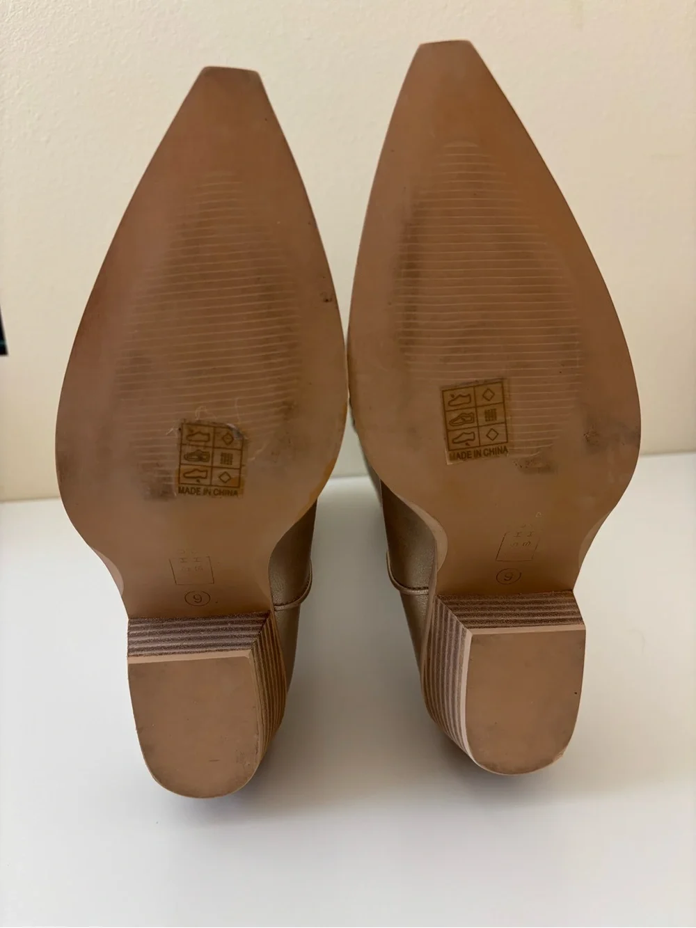 ShuShop Metallic Gold Western Boots